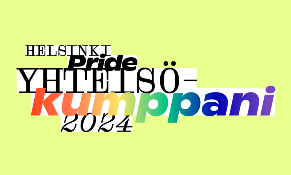 Merkki Helsinki Pridessa 2024