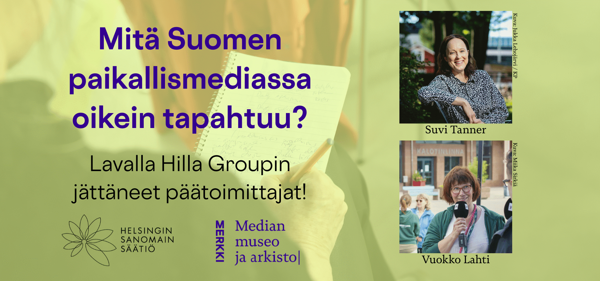 Mitä Suomen paikallismediassa oikein tapahtuu? Tiedotuskuva.