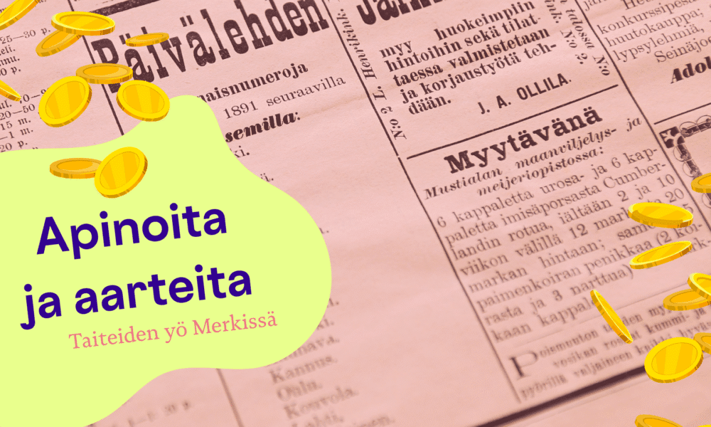 Apor och skatter: Konstens natt på Merkki