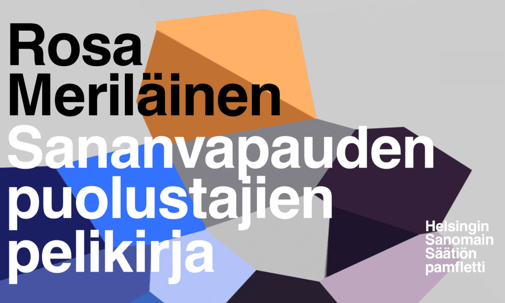 Sananvapauden puolustajien pelikirja: julkistustilaisuus