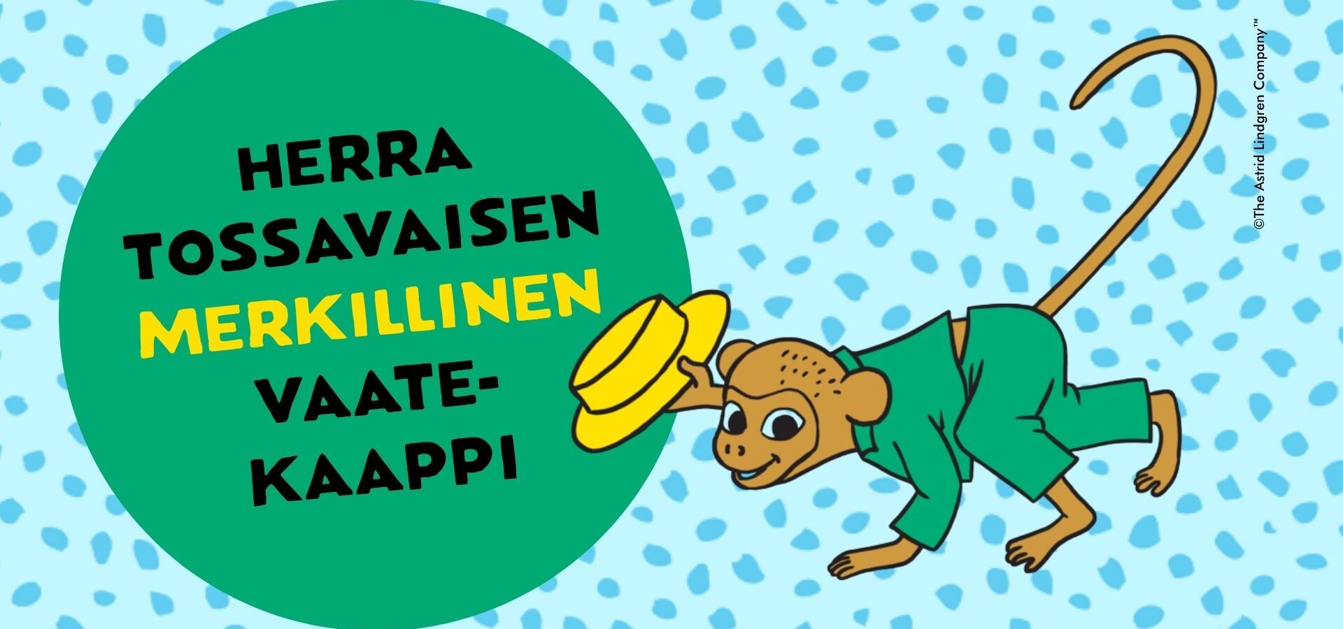 Tapahtuman nimi ja piirros Herra Tossavaisesta