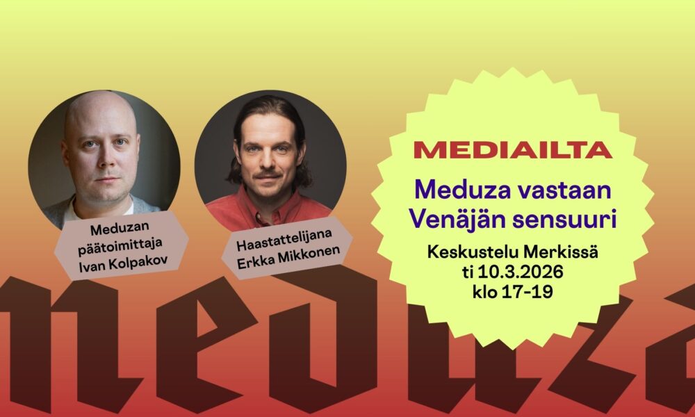 Media Evening: Meduza against Russian censorship