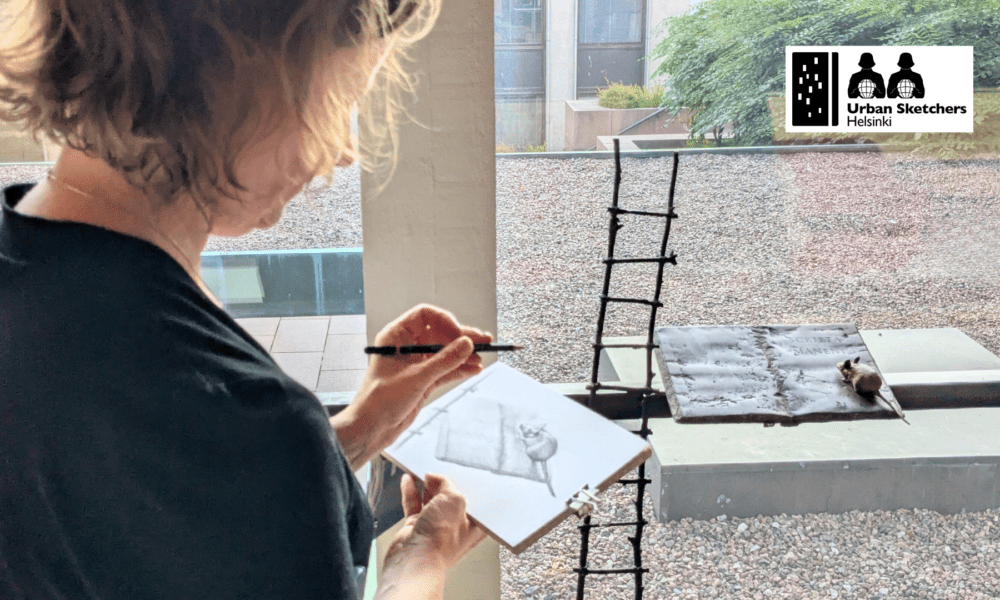 Sketching from observation with Urban Sketchers Helsinki!