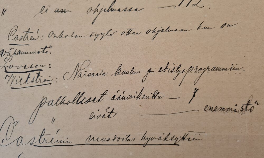 Arkistolive: Kuka saa äänestää?