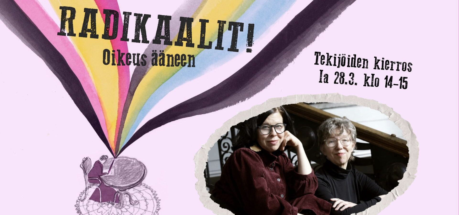 Tekijöiden kierros Radikaalit! -näyttelyyn