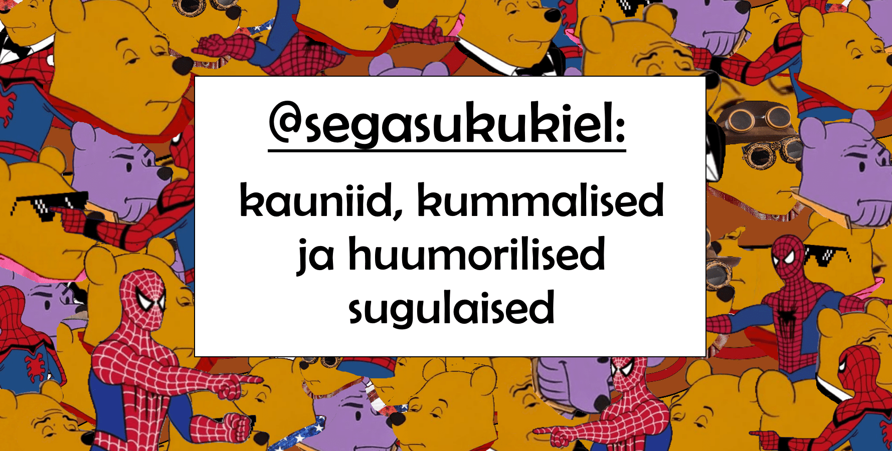 Segasukukiel Meemikujalla