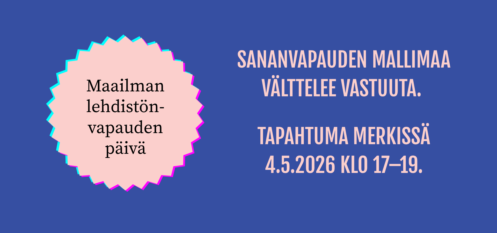 Maailman lehdistönvapauden päivä