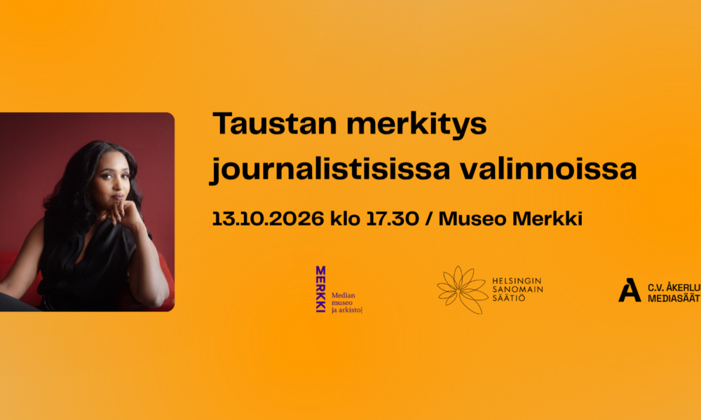 Taustan merkitys journalistisissa valinnoissa