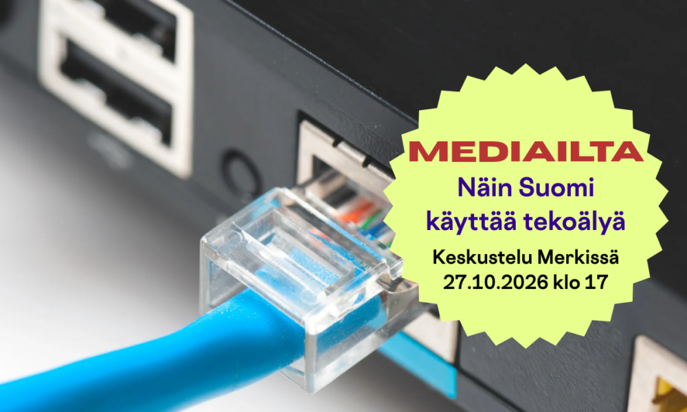 Mediailta: Näin Suomi käyttää tekoälyä